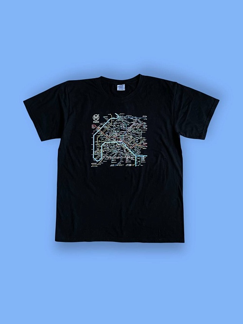 Футболка «Paris Metro» (официальная продукция парижского метрополитена)