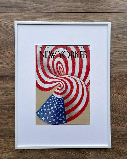 Оригинальная обложка журнала «The New Yorker» от 2 ноября 2020 года.